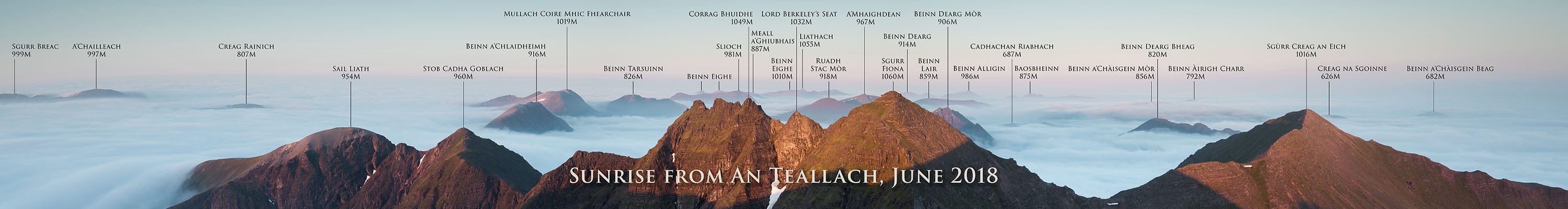 An Teallach Sunrise, Named Panorama, Photographed by Jack Marris - Image 4
