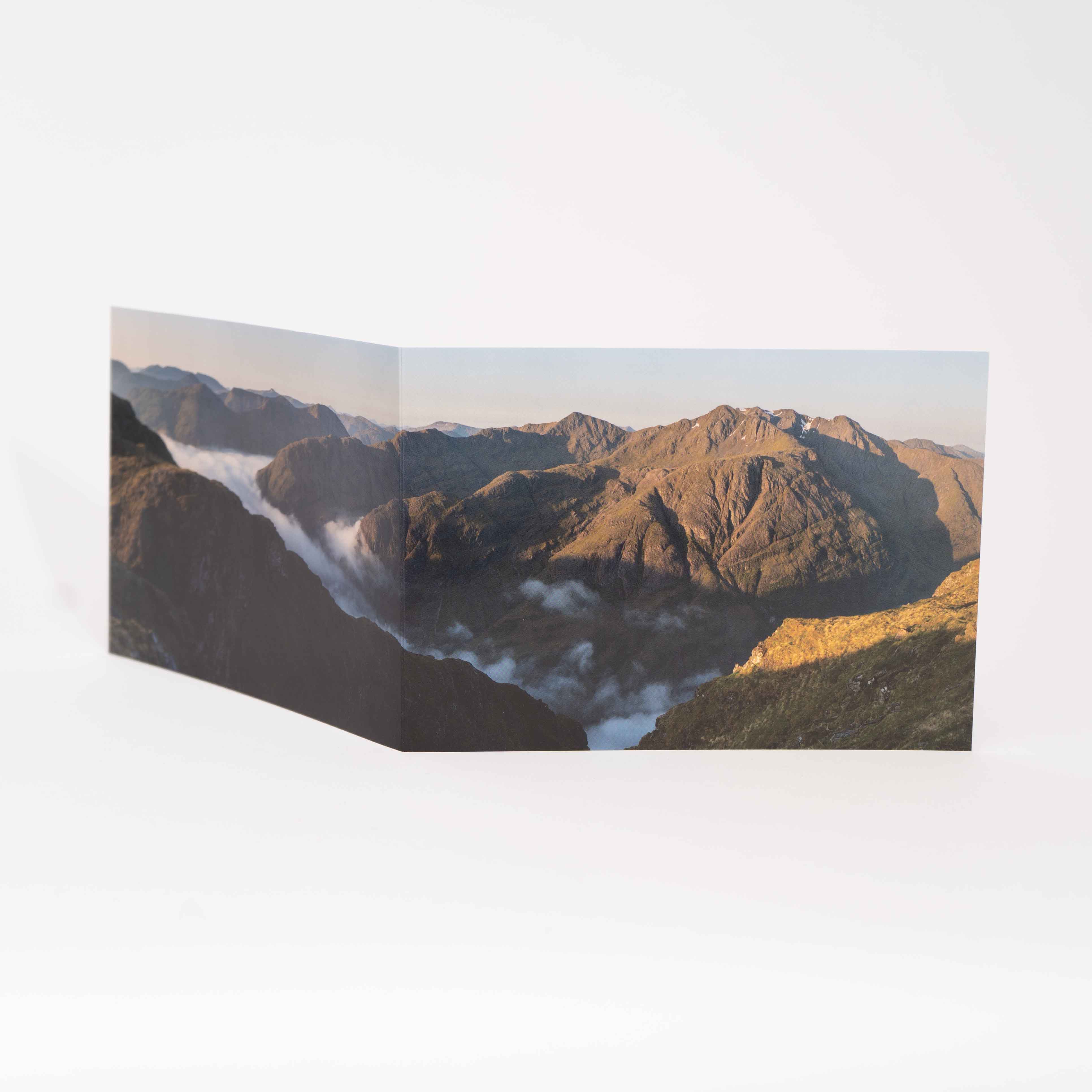 Greeting Card, Cloud Inversion over Glen Coe and the Three Sisters, Photographed By Jack Marris - Image 3