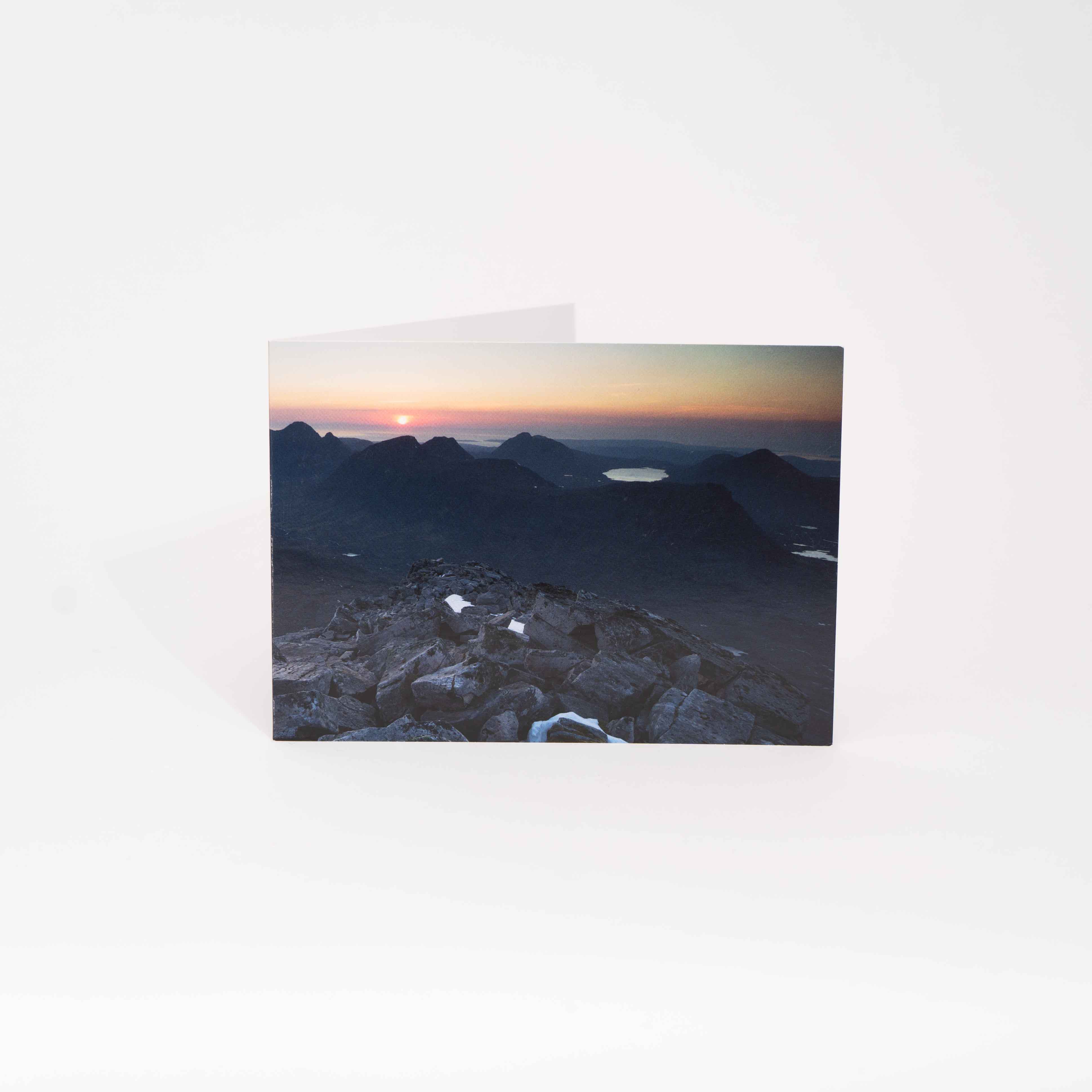 Greeting Card, Liathach May Sunset, Photographed By Jack Marris - Image 2