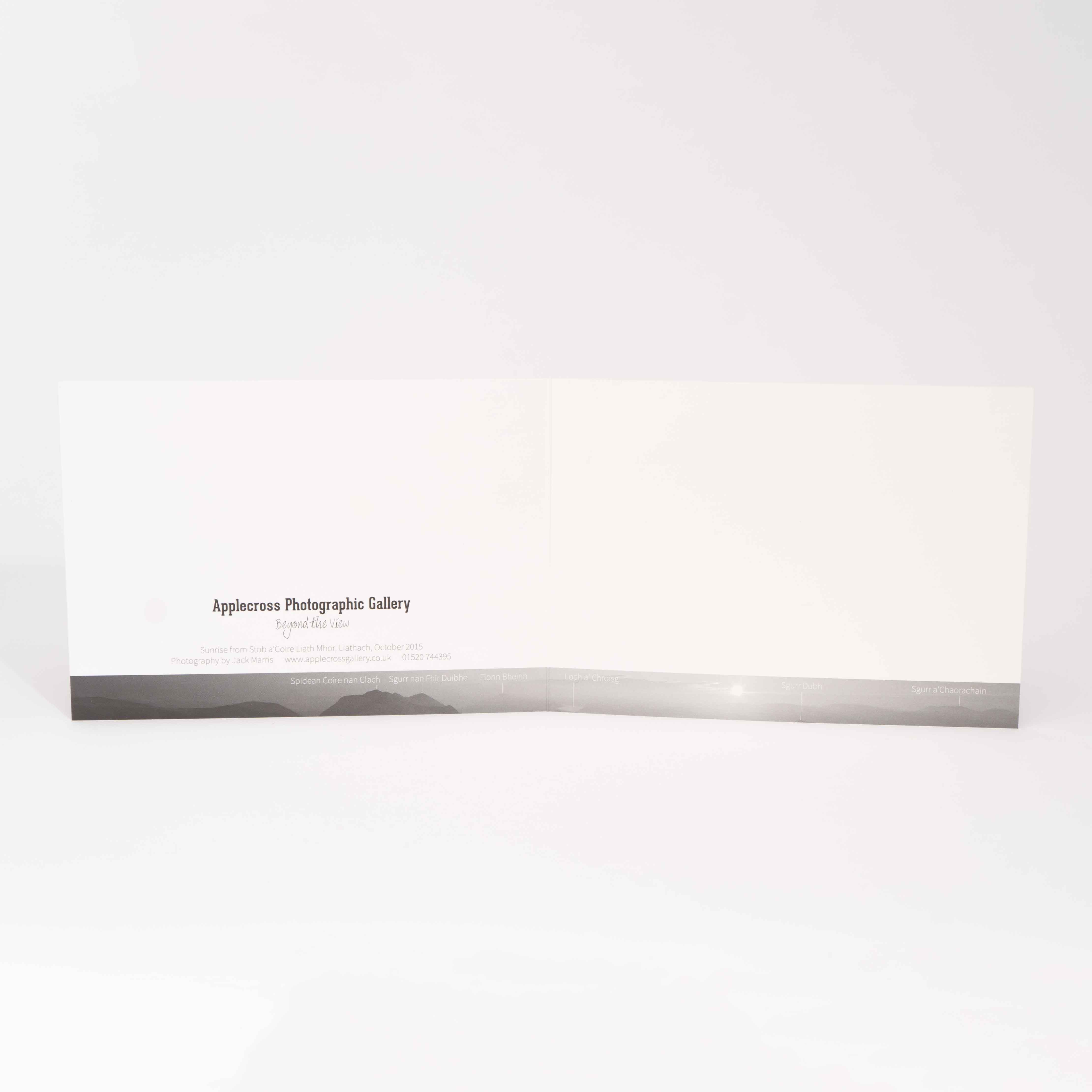 Greeting Card, Liathach October Sunrise, Photographed By Jack Marris - Image 4