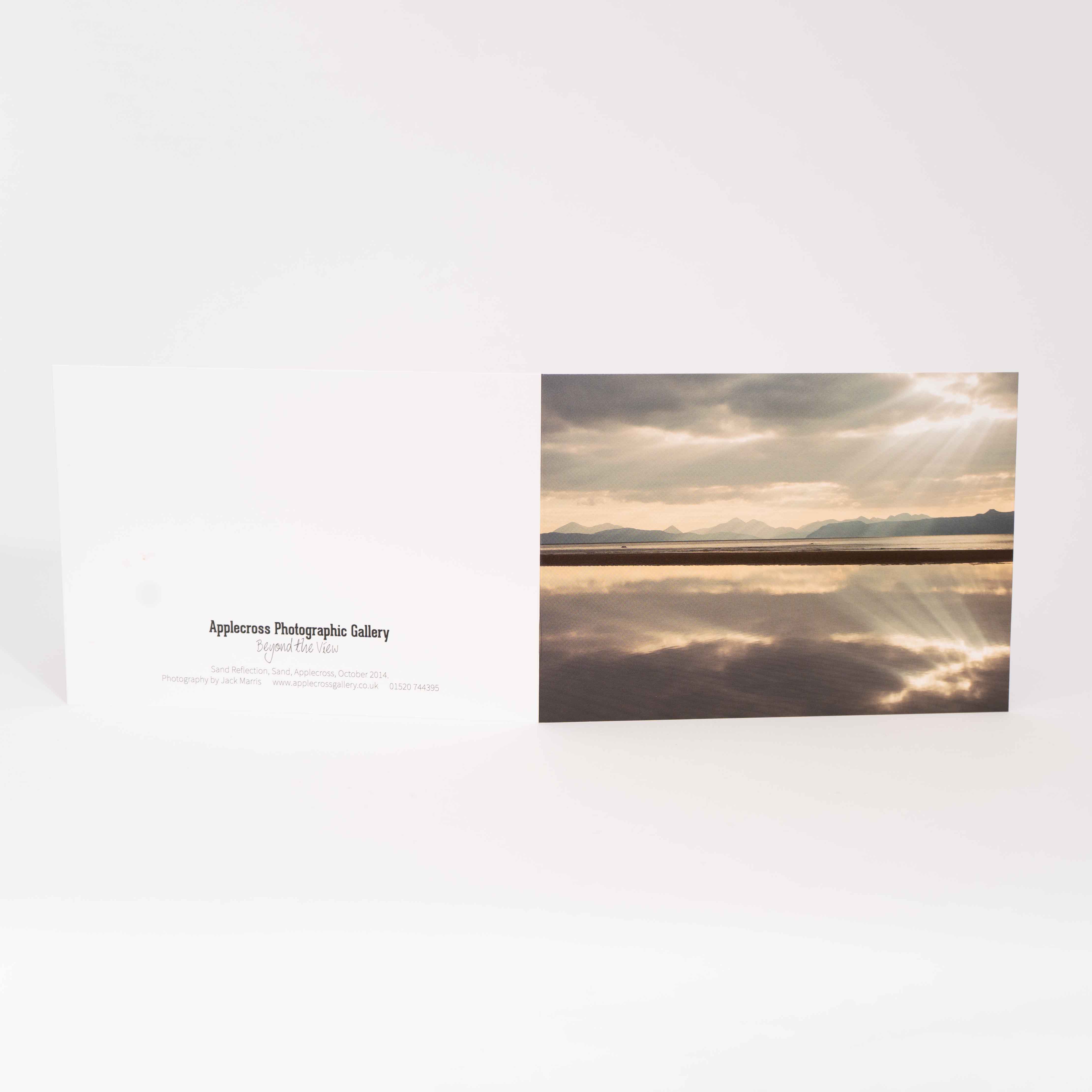 Greeting Card, Sand Reflection, Photographed By Jack Marris - Image 2