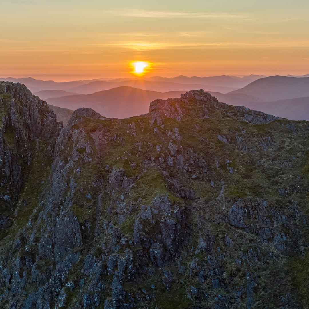 Greeting Card, Silhouette of the Aonach Eagach and Glen Coe, Photographed By Jack Marris - Image 5