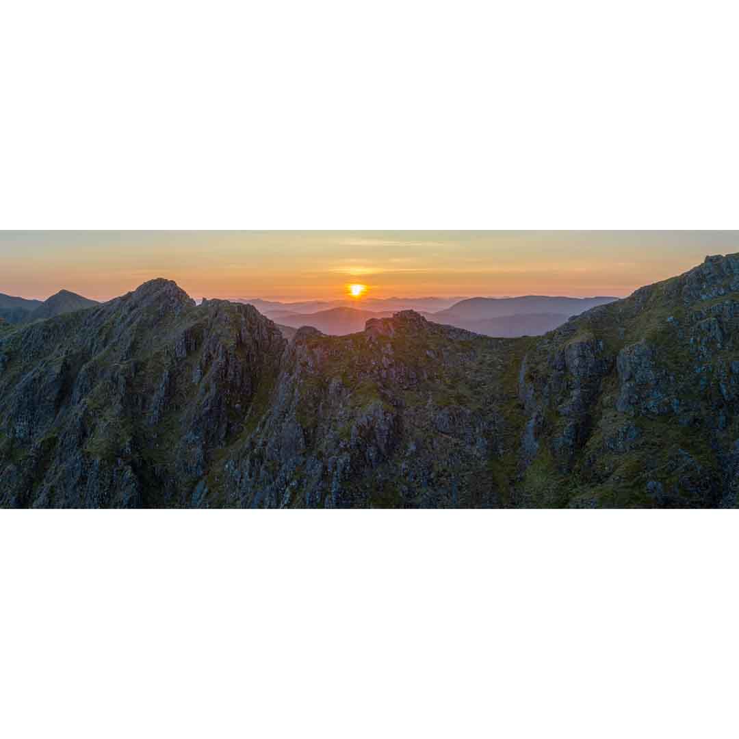 Greeting Card, Silhouette of the Aonach Eagach and Glen Coe, Photographed By Jack Marris - Image 6