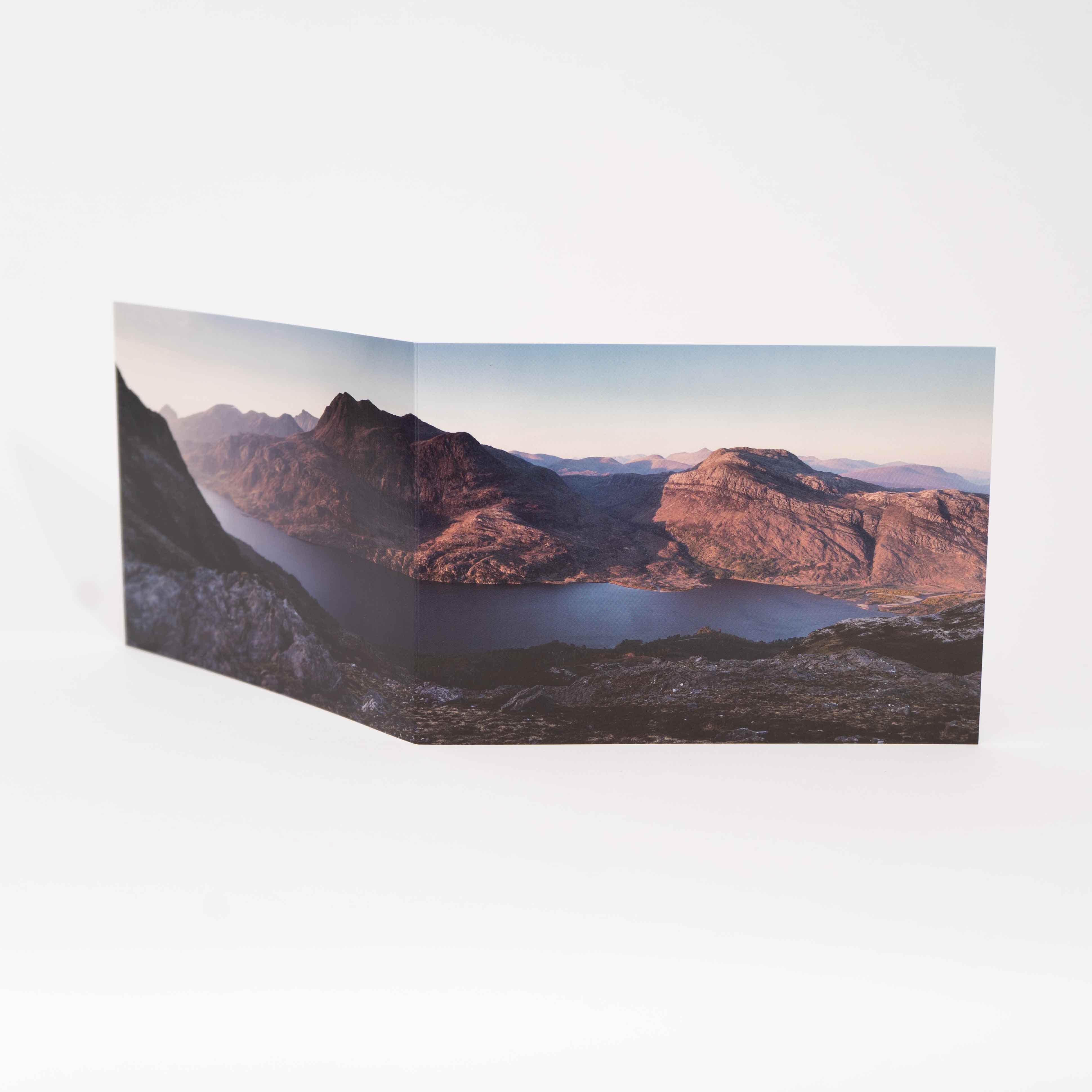 Greeting Card, Sunset over Loch Maree and Siloch, Photographed By Jack Marris - Image 3