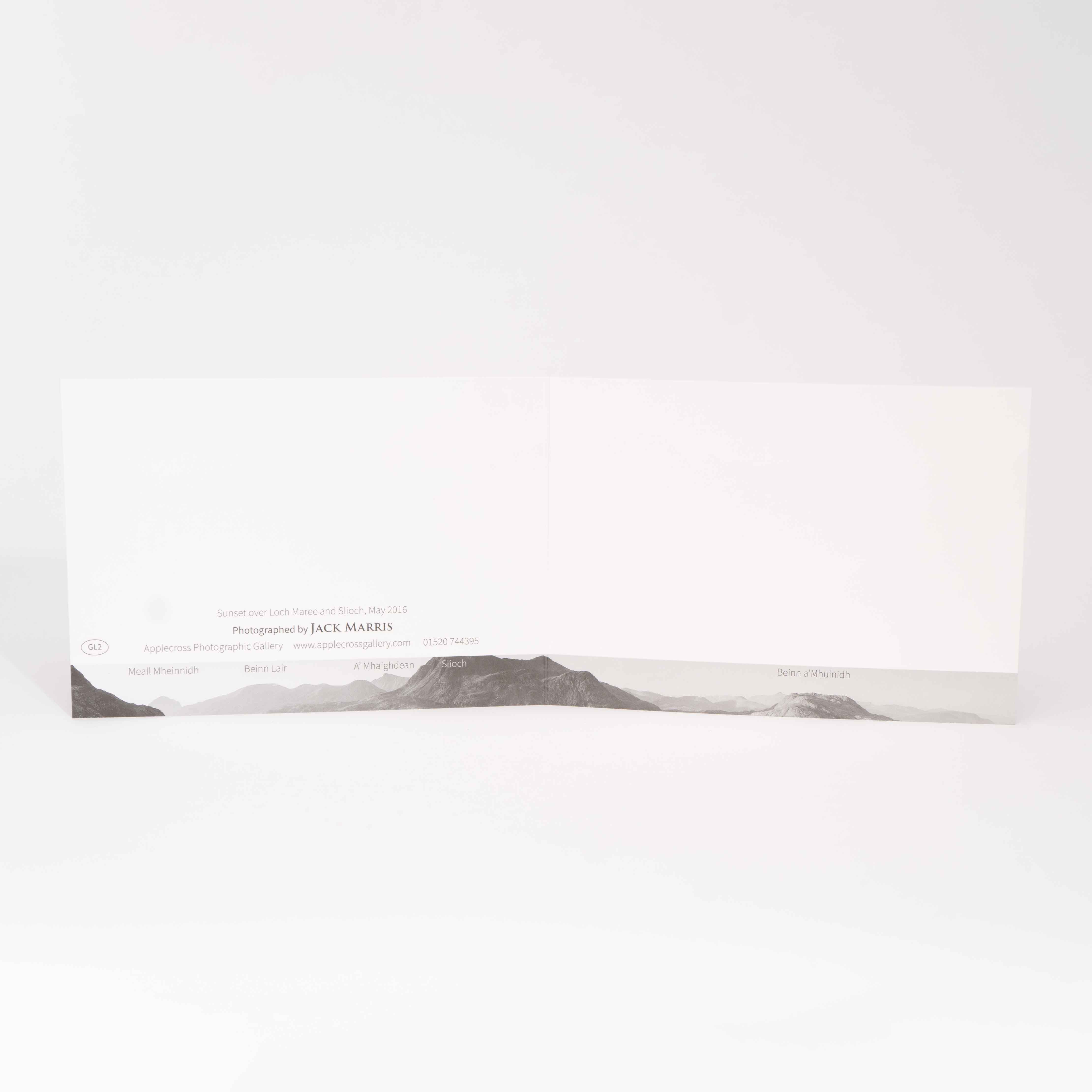 Greeting Card, Sunset over Loch Maree and Siloch, Photographed By Jack Marris - Image 4