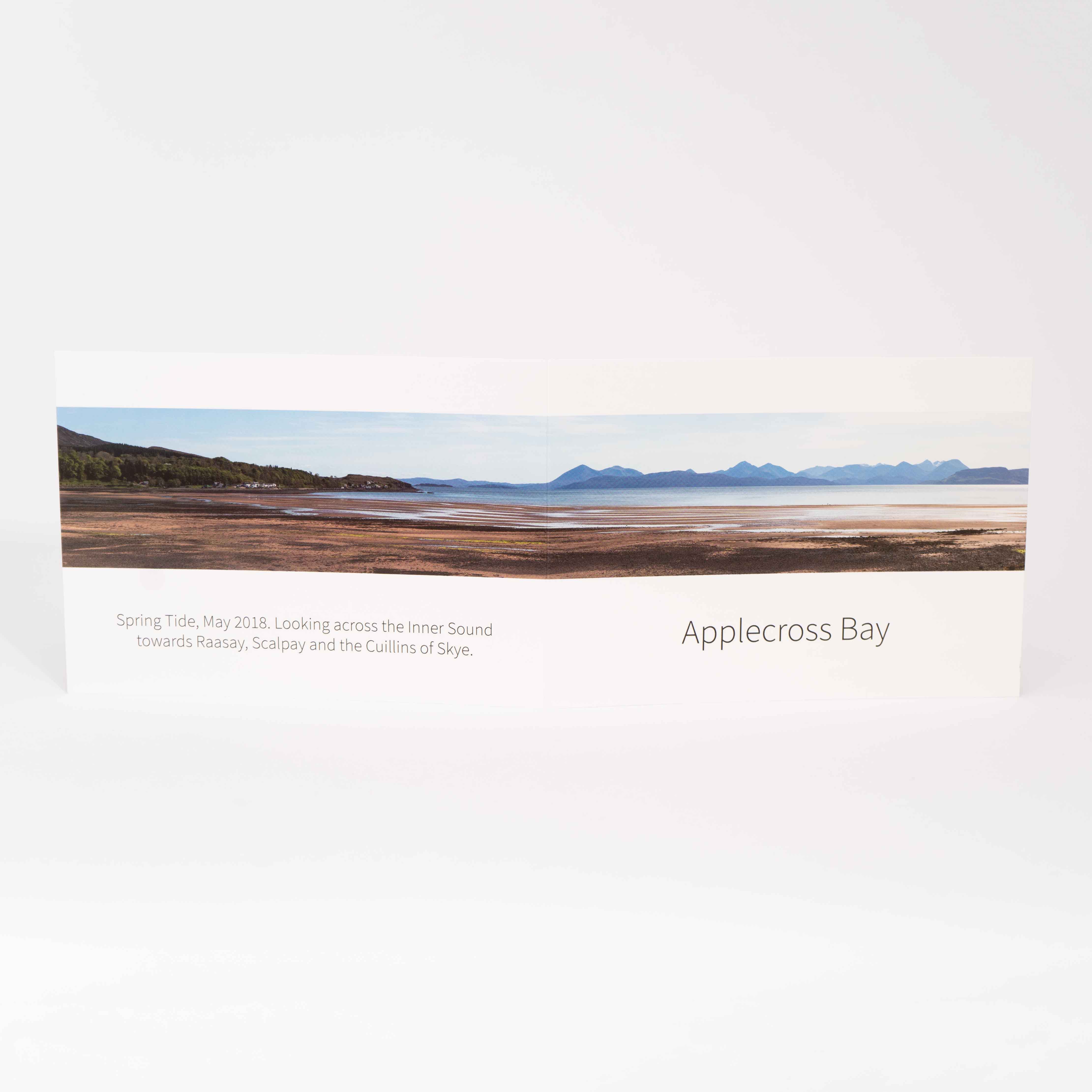 Greeting Card, Spring Tide On Applecross Bay, Photographed By Jack Marris