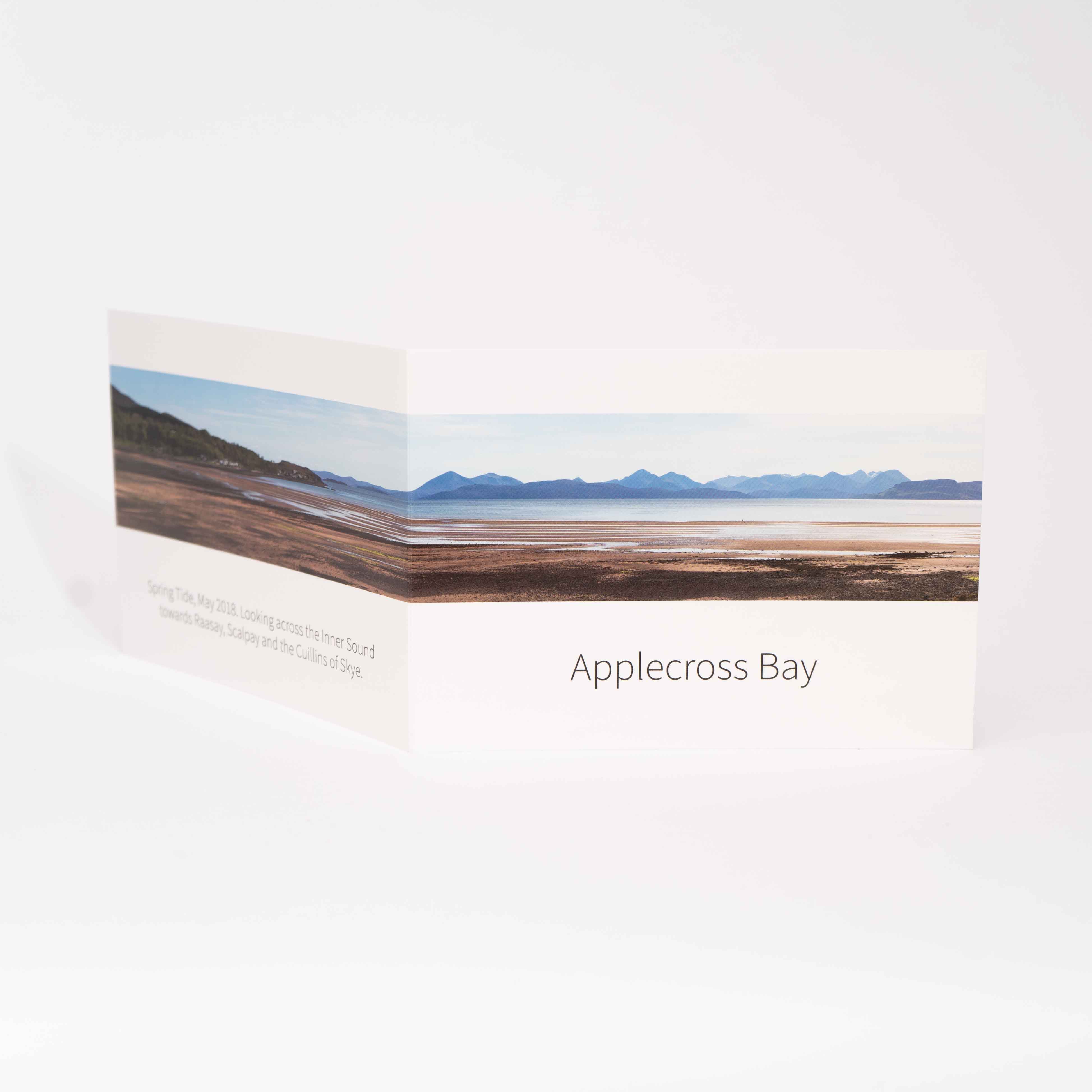 Greeting Card, Spring Tide On Applecross Bay, Photographed By Jack Marris - Image 3