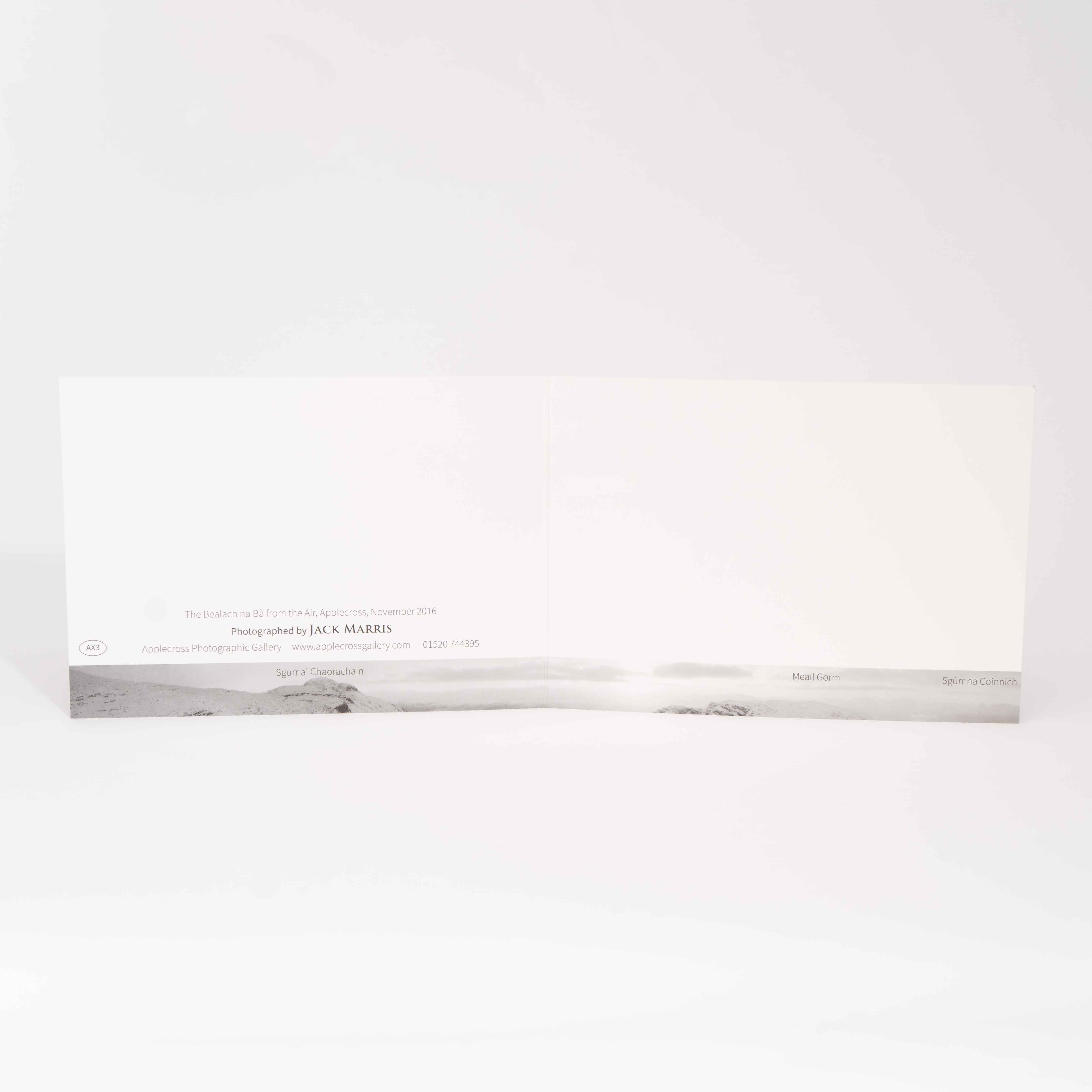 Greeting Card, The Bealach na Ba in Winter, Photographed By Jack Marris - Image 4