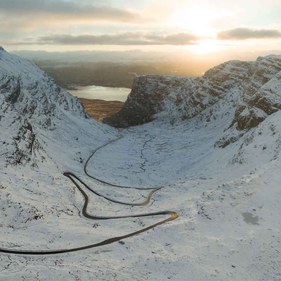 Greeting Card, The Bealach na Ba in Winter, Photographed By Jack Marris - Image 5