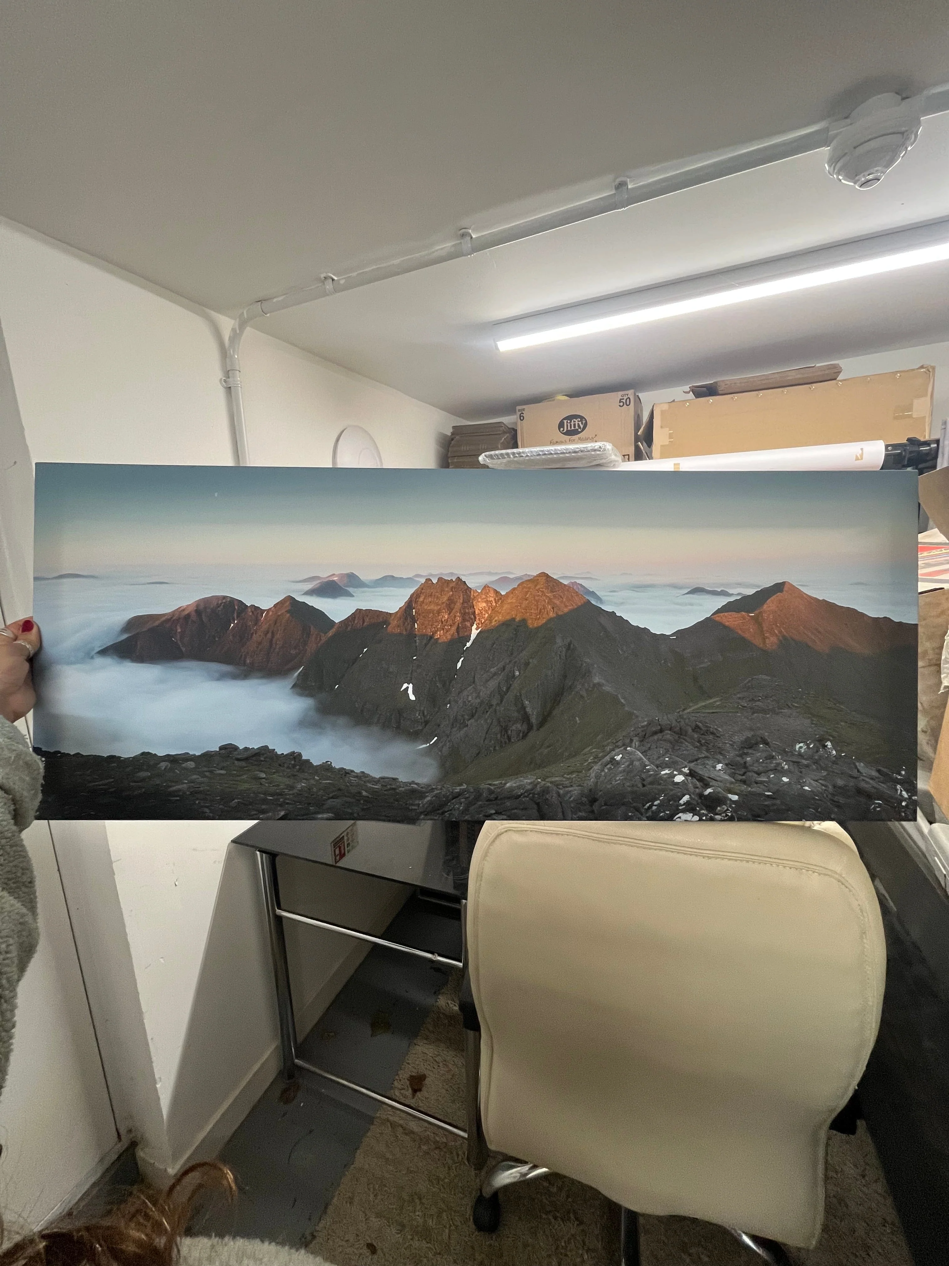 Outlet An Teallach Sunrise Photographed by Jack Marris Canvas 40x16 inches - Image 3
