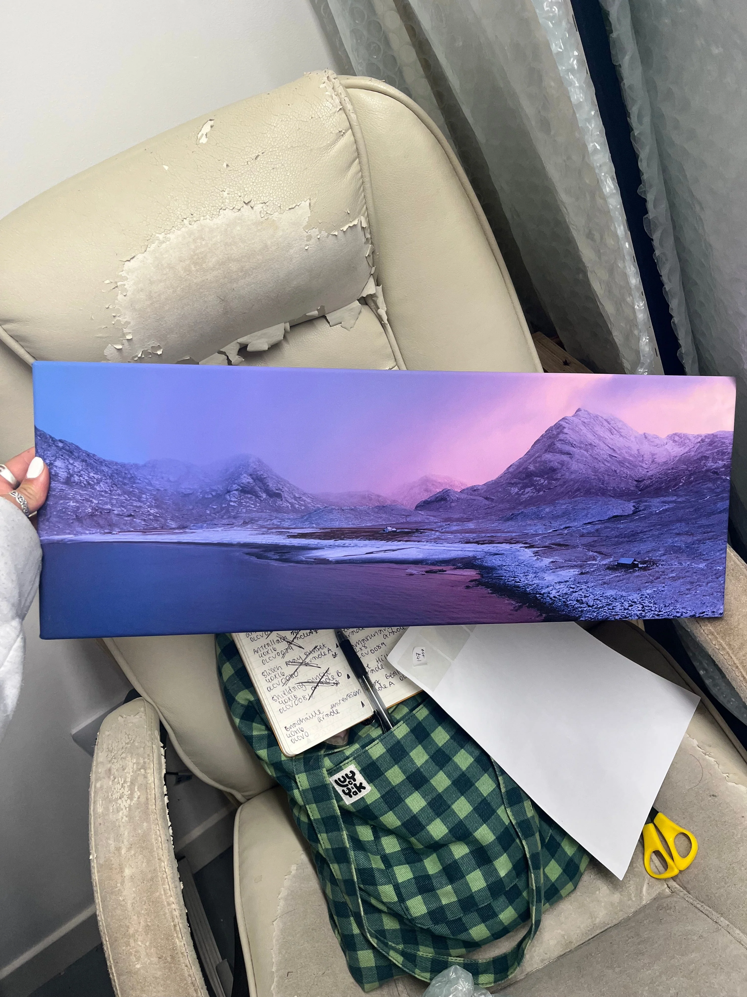 Outlet Camasunary Bay Photographed by Jack Marris Canvas 22x8 inches - Image 5
