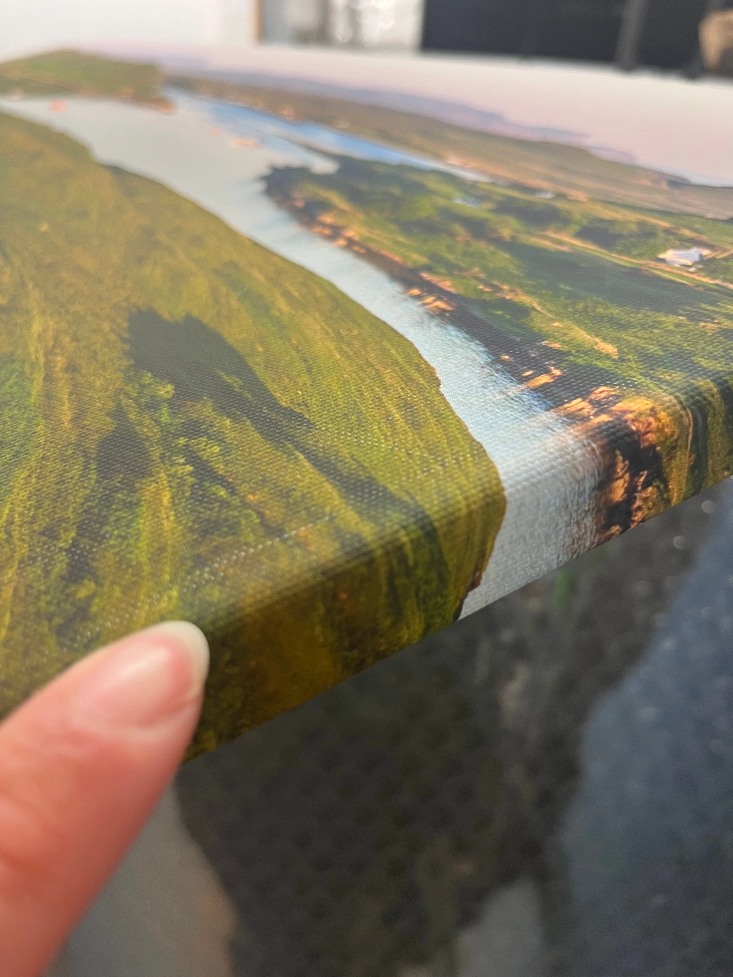 Outlet Dunvegan Castle and the Cuillin Hills Photographed by Jack Marris Canvas 40x16 inches - Image 3