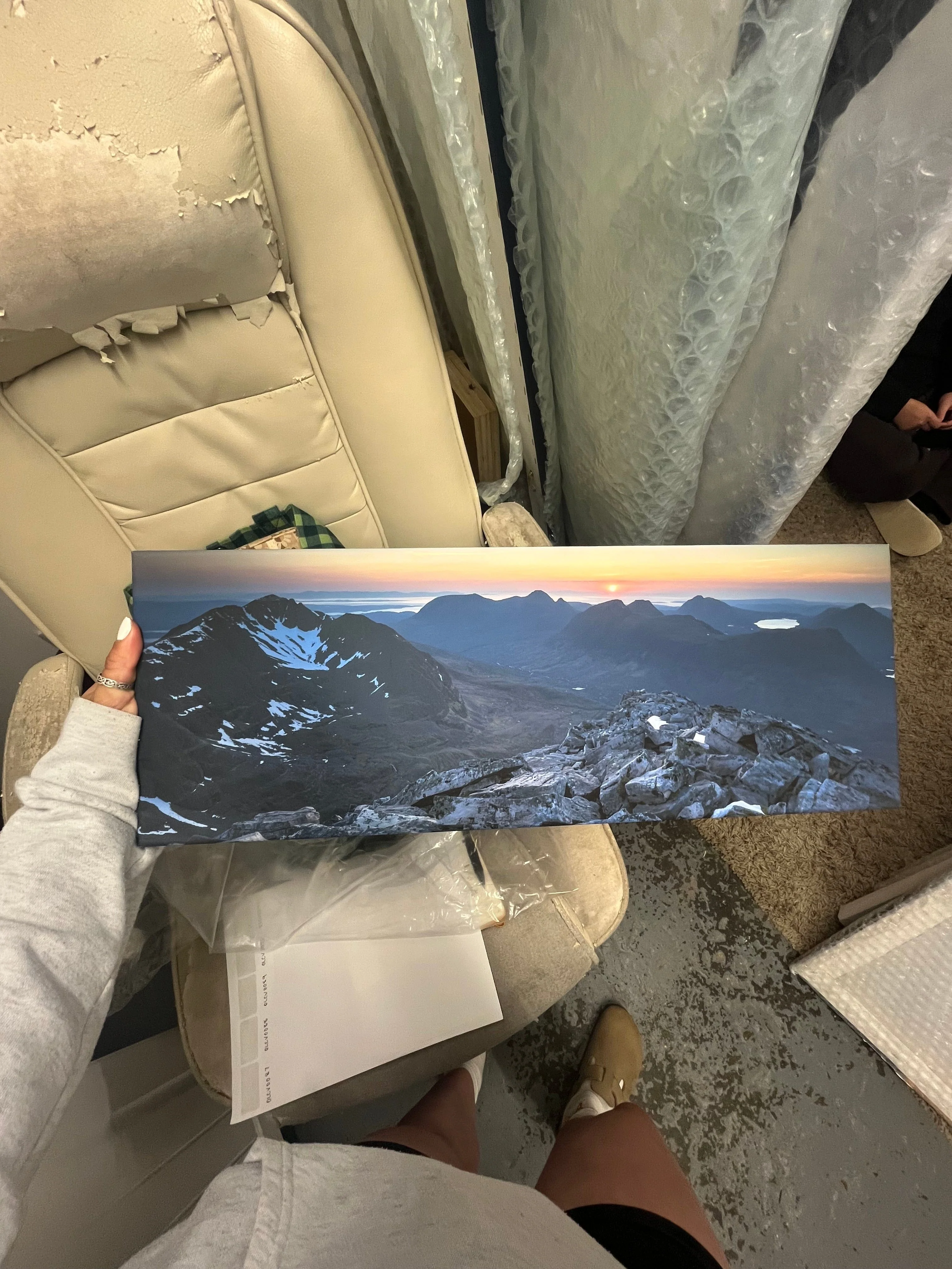 Outlet Liathach May Sunset Photographed by Jack Marris Canvas 22x8 inches - Image 5