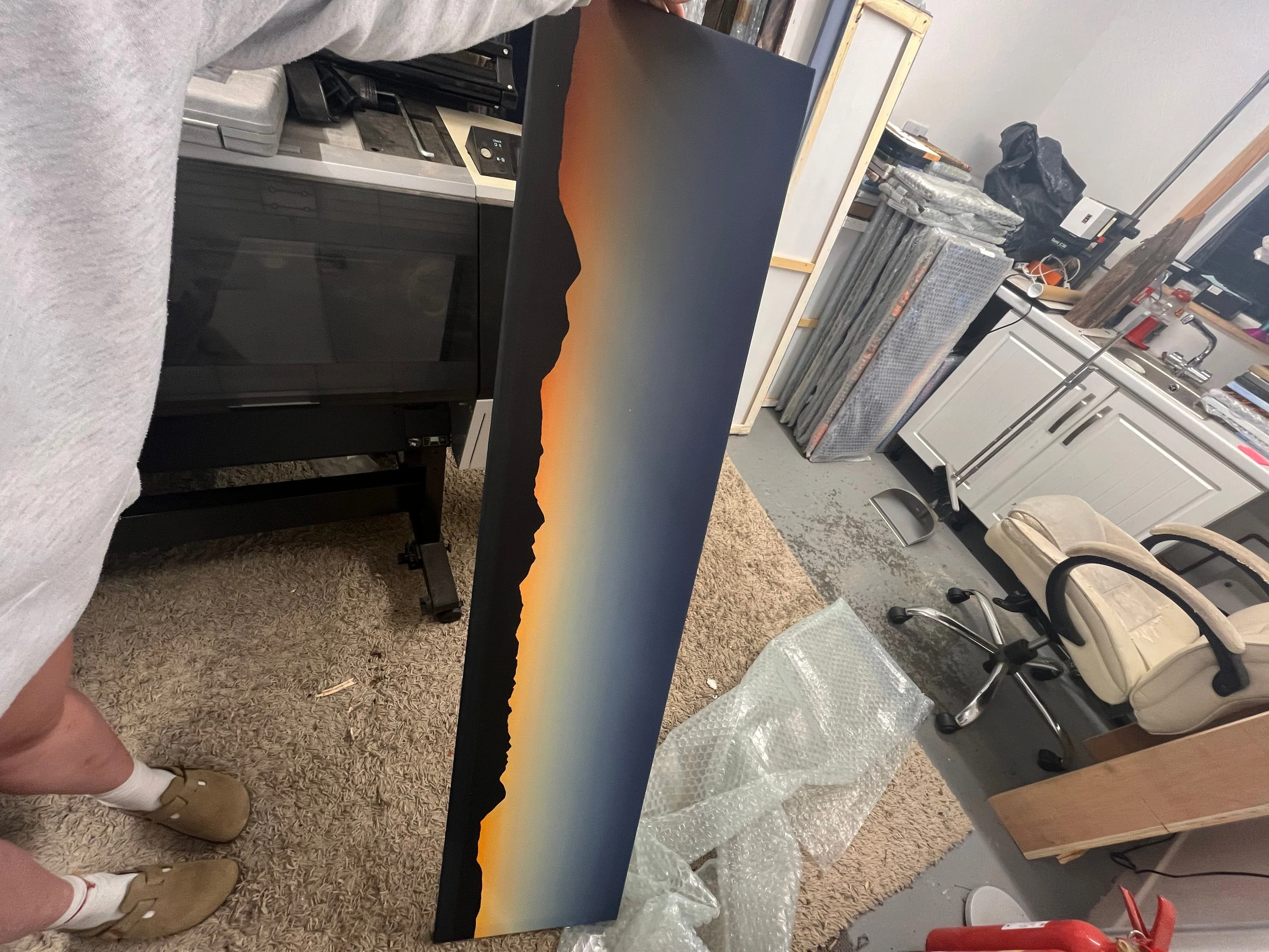 Outlet Soraidh an t-Solais Photographed by Jack Marris Canvas 60x12 inches - Image 4