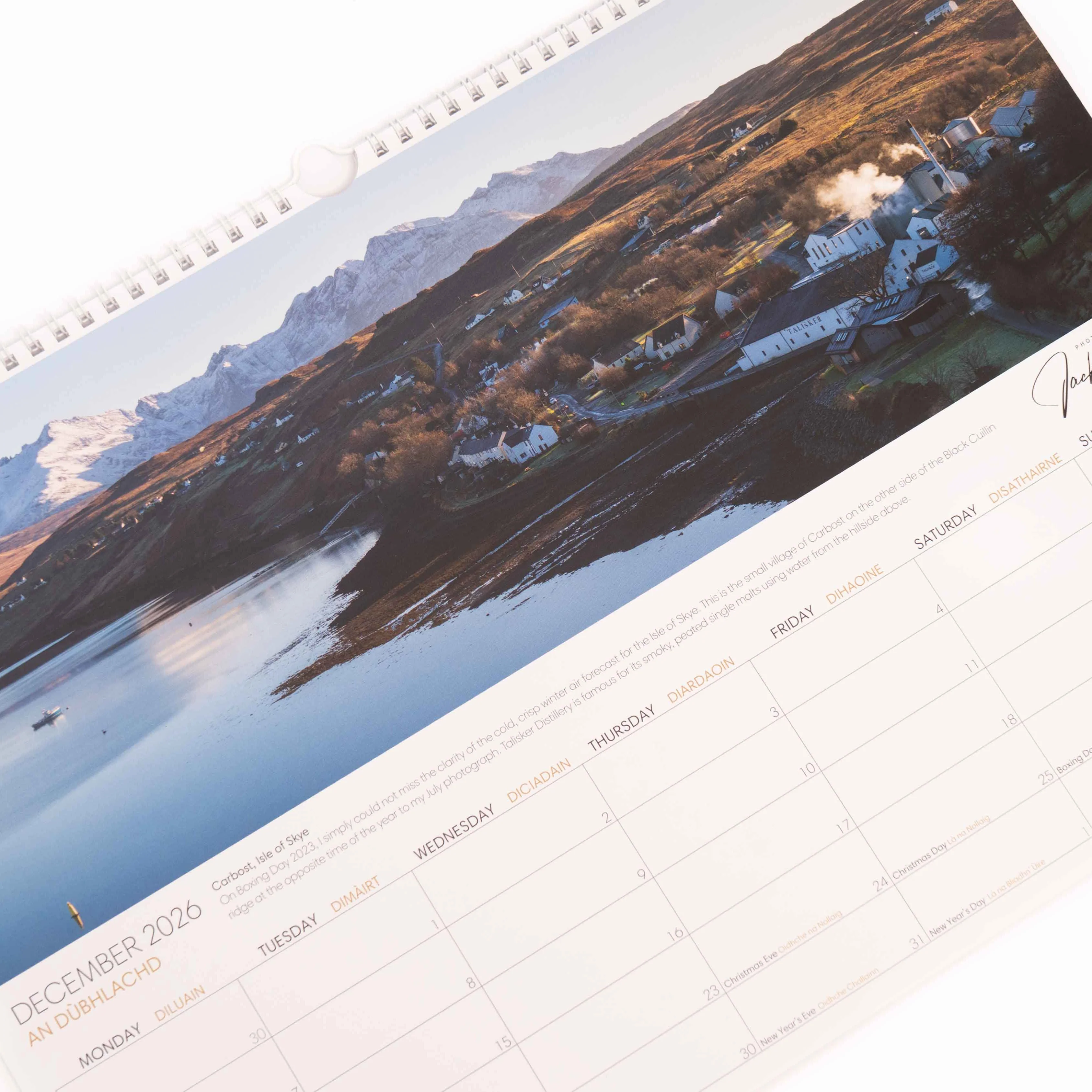 The Photographed By Jack Marris 2026 Scottish Landscape Calendar - Image 17