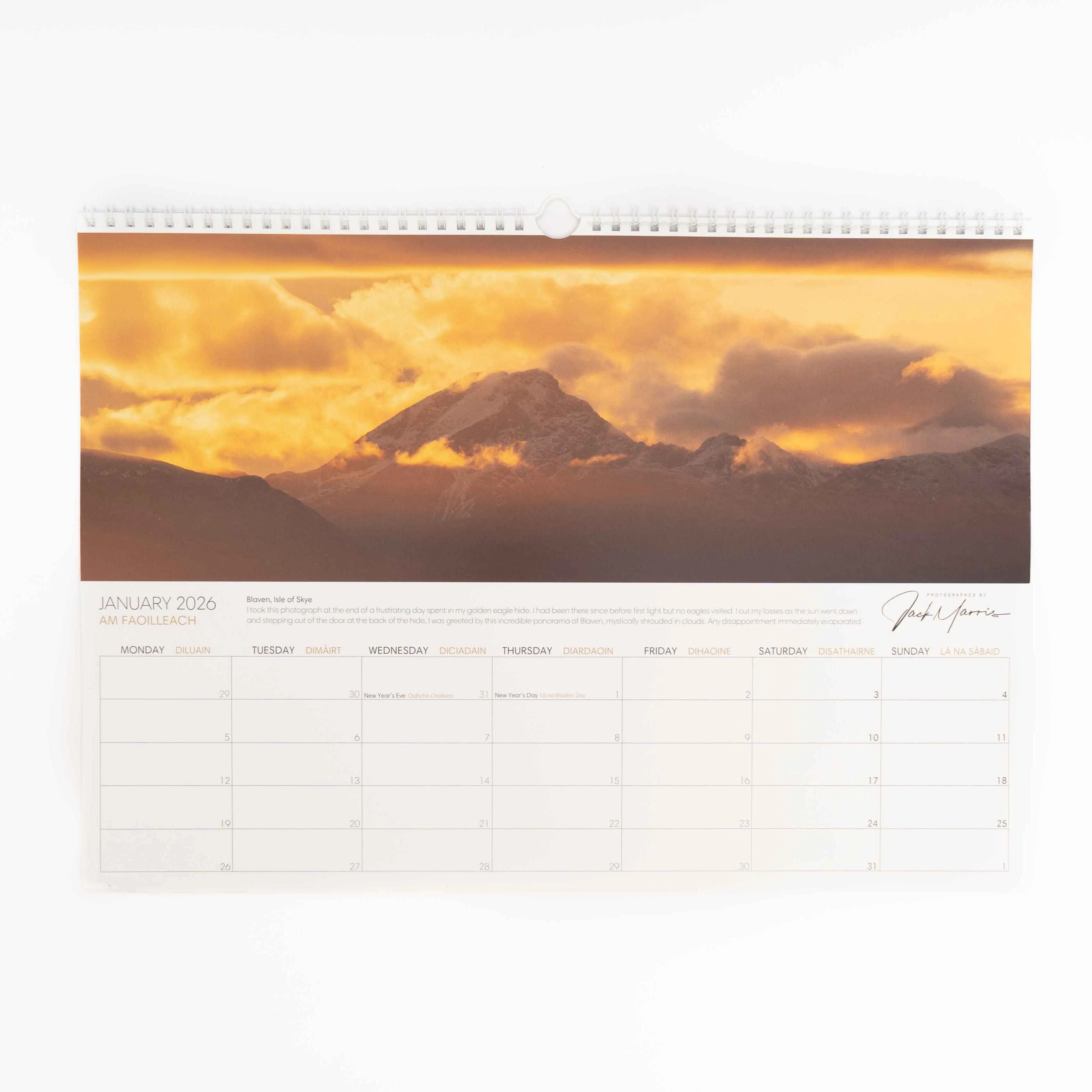 The Photographed By Jack Marris 2026 Scottish Landscape Calendar - Image 7