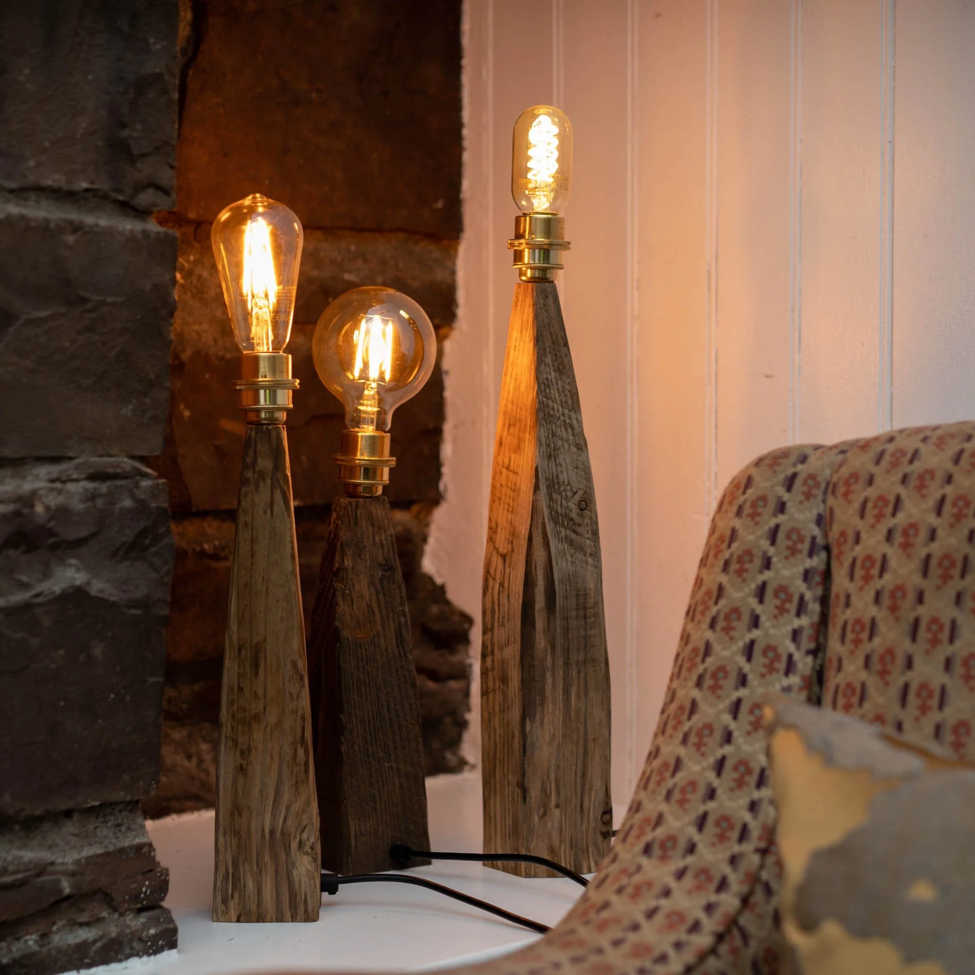 Rustic Larch Fairy Table Lamp - Image 39